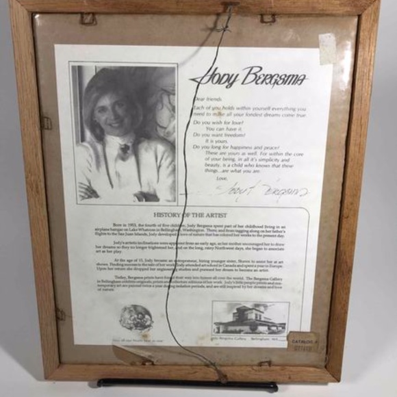 Jody Bergsma Limited Reproduction 1986 Watercolor - Picture 4 of 6